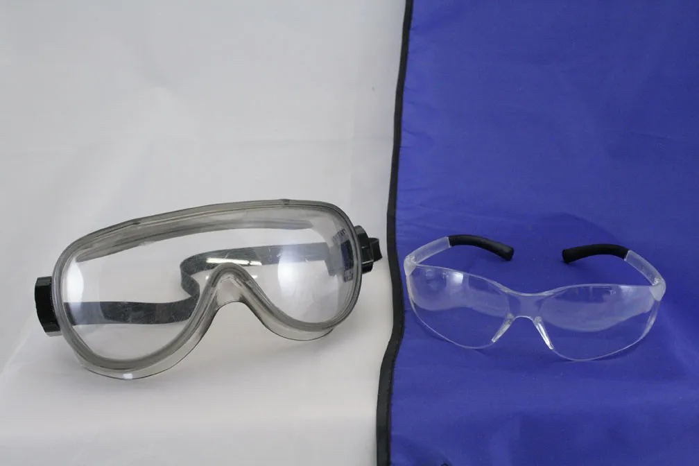 Goggles de seguridad y lentes de protección transparentes, EPP para ojos